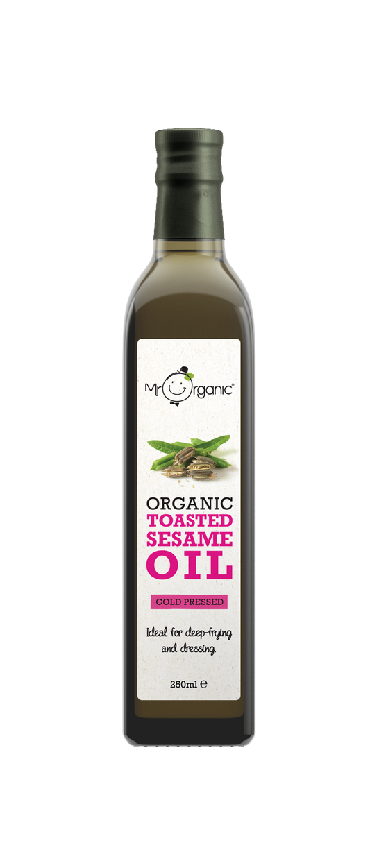 Mr Organic Toasted Sesame Oil - Case of 6 X 250ml (Org)