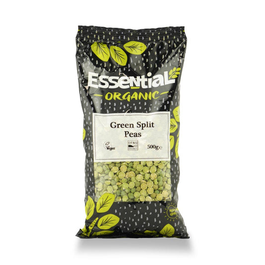 Essential Green Split Peas - Case of 6 x 500G (Org)