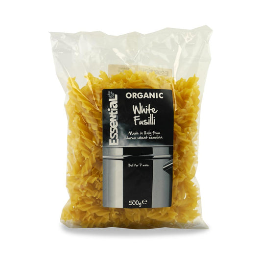 Essential White Fusilli - Case of 12 x 500G (Org)