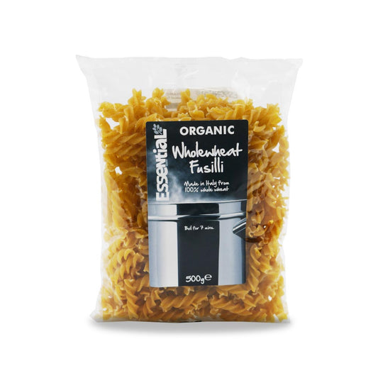 Essential Wholewheat Fusilli - Case of 12 x 500G (Org)