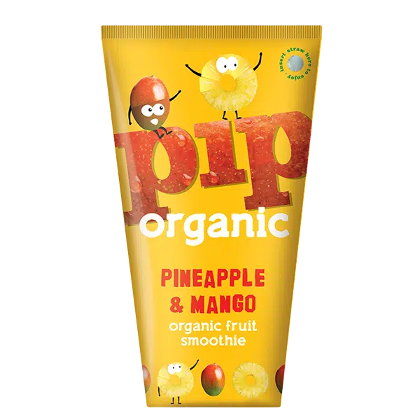 Pip Organic Pineapple & Mango Smoothie - Case of 4 x 180ML (Org)