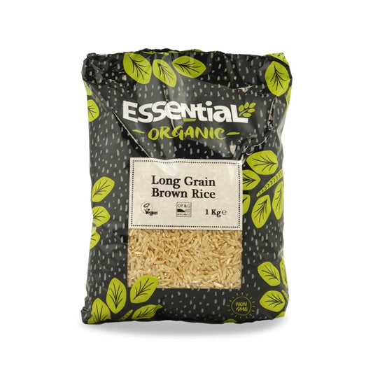 Essential Long Grain Brown Rice - 1KG (Org)