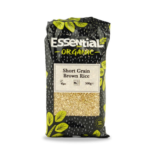 Essential Short Grain Brown Rice - Case of 6 x 500G