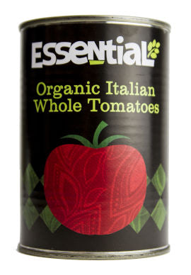Essential Whole Tomatoes - Case of 12 x 400G Cans (Org)