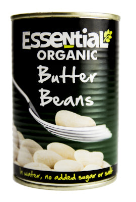 Essential Butter Beans - Case of 6 x 400G Cans (Org)