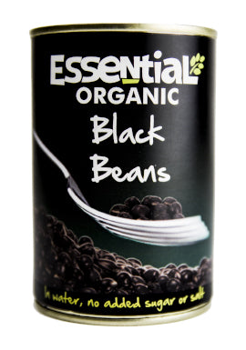 Essential Black Beans - Case of 6 x 400G Cans (Org)