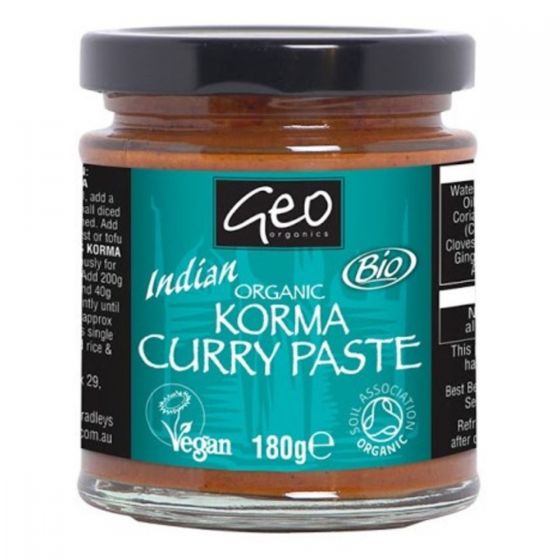 Geo Organics Korma Curry Paste - 180G (Org)