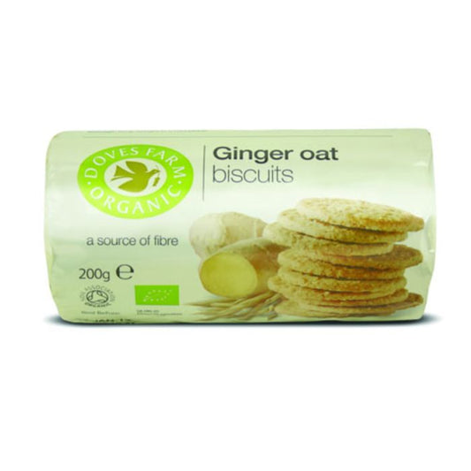 Doves Farm Ginger Oat Biscuits - 200G (Org)