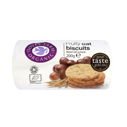 Doves Farm Fruity Oat Biscuits - 200G (Org)