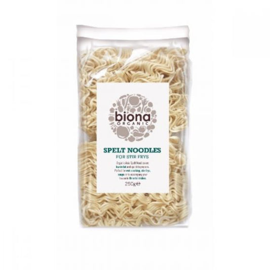 Biona Spelt Asia Noodles - Box of 8 x 250G (Org)