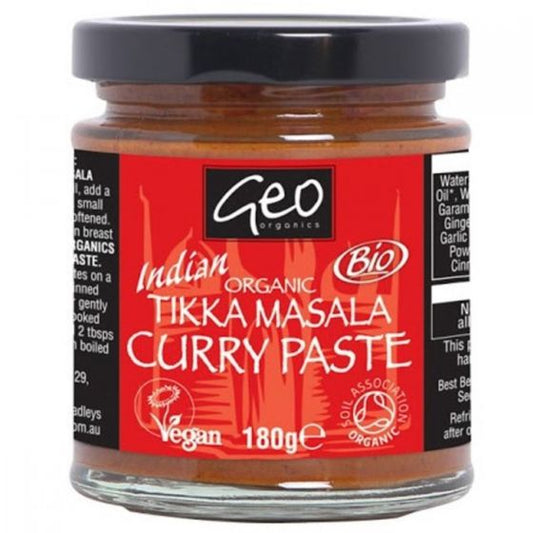 Geo Organics Tikka Curry Paste - 180G (Org)