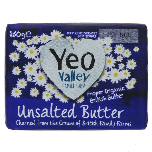 Yeo Valley Unsalted Butter - 200G (Org)