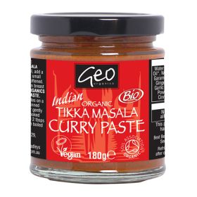 Geo Organics Tikka Curry Paste - Case of 6 x 180G (Org)