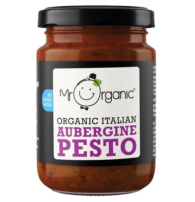 Mr Organic Aubergine Pesto - 190G (Org)