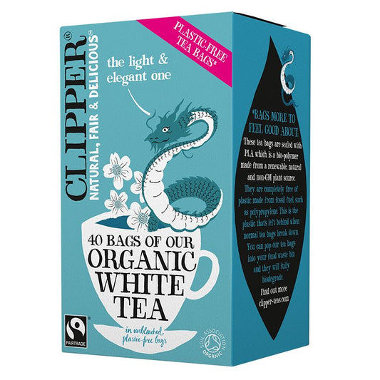 Clipper White Tea - Pack of 6 x 40 bags (Org)