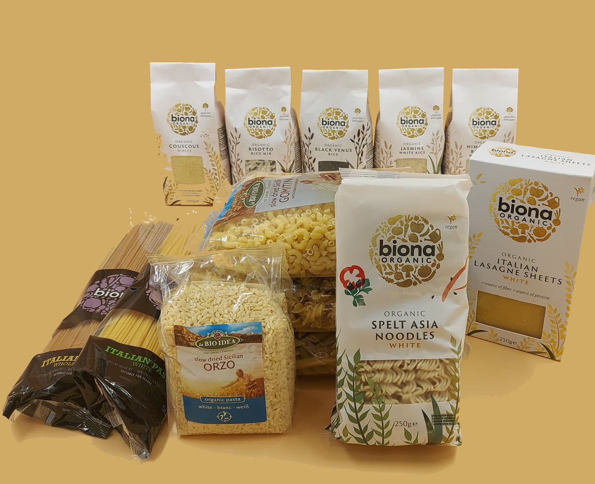 Pasta, Grains and Pulses
