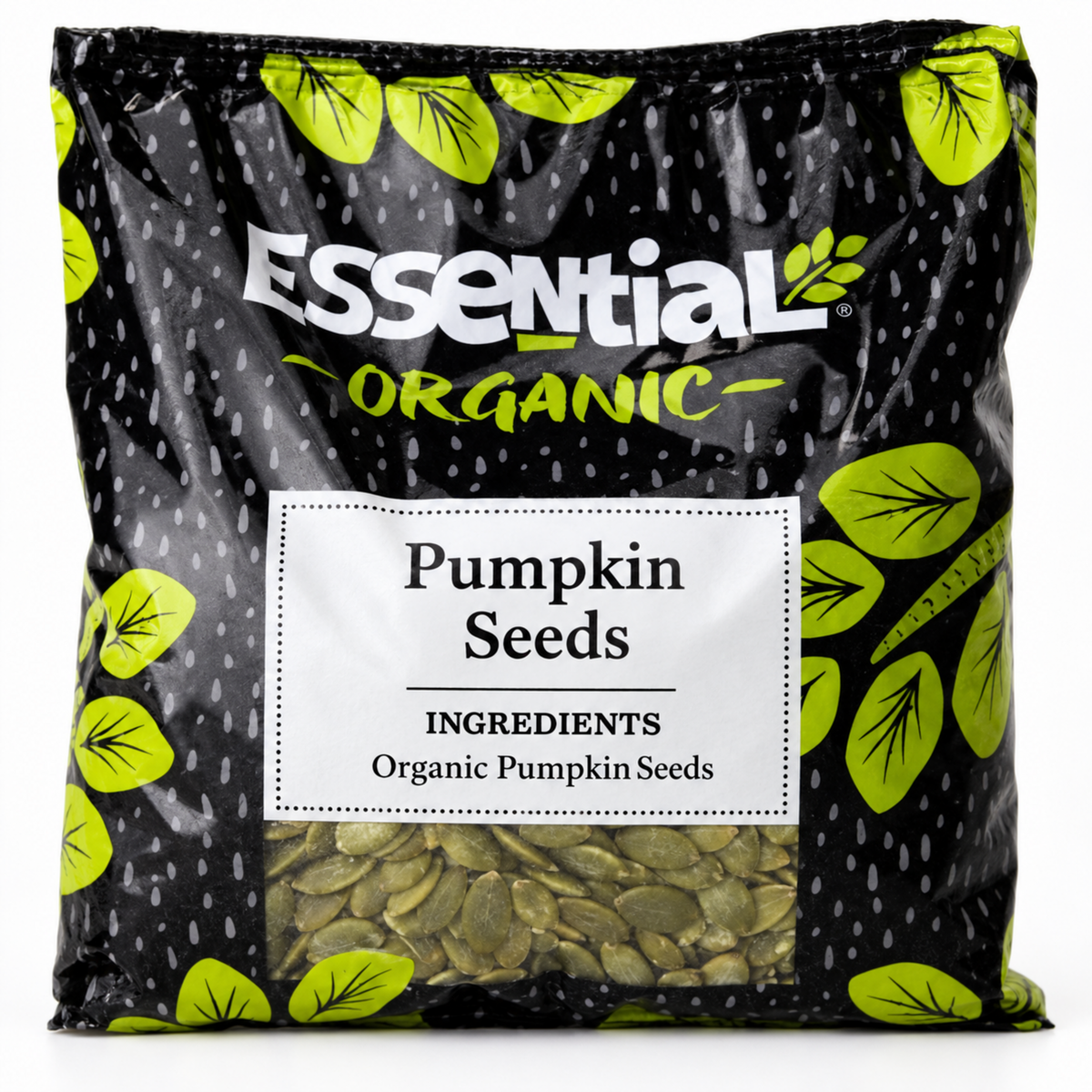 Essential Pumpkin Seeds - ingredients label