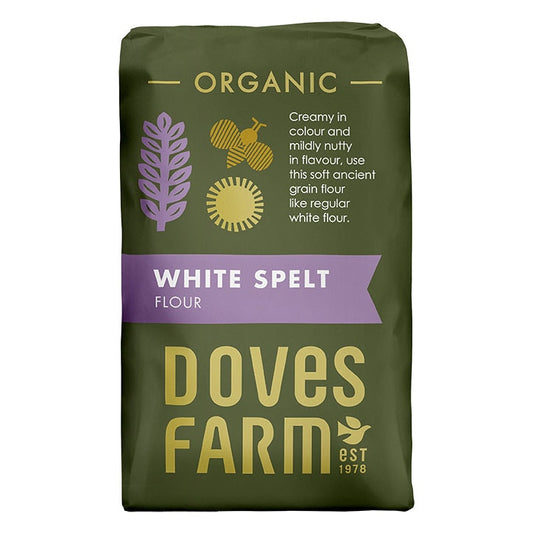 Doves Farm Spelt White Flour - Pack of 5 x 1KG