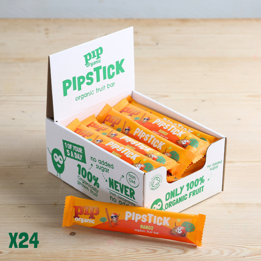 Pip Organic Pipstick Fruit Bar - Mango - Box of 24
