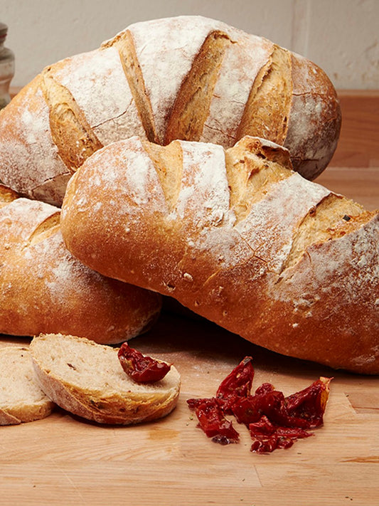 Casella & Polegato White Sun-Dried Tomato Bread - Parbaked - 500g