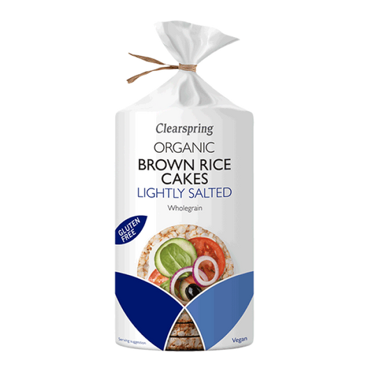Clearspring Brown Rice Cakes - Lightly Salted - 120G