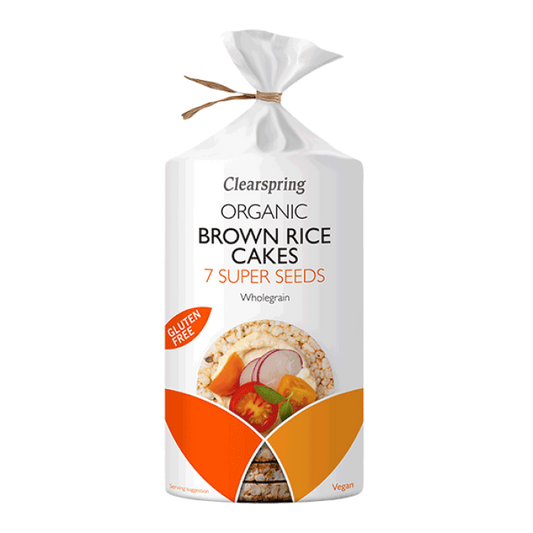 Clearspring Brown Rice Cakes - 7 Seeds - 120G