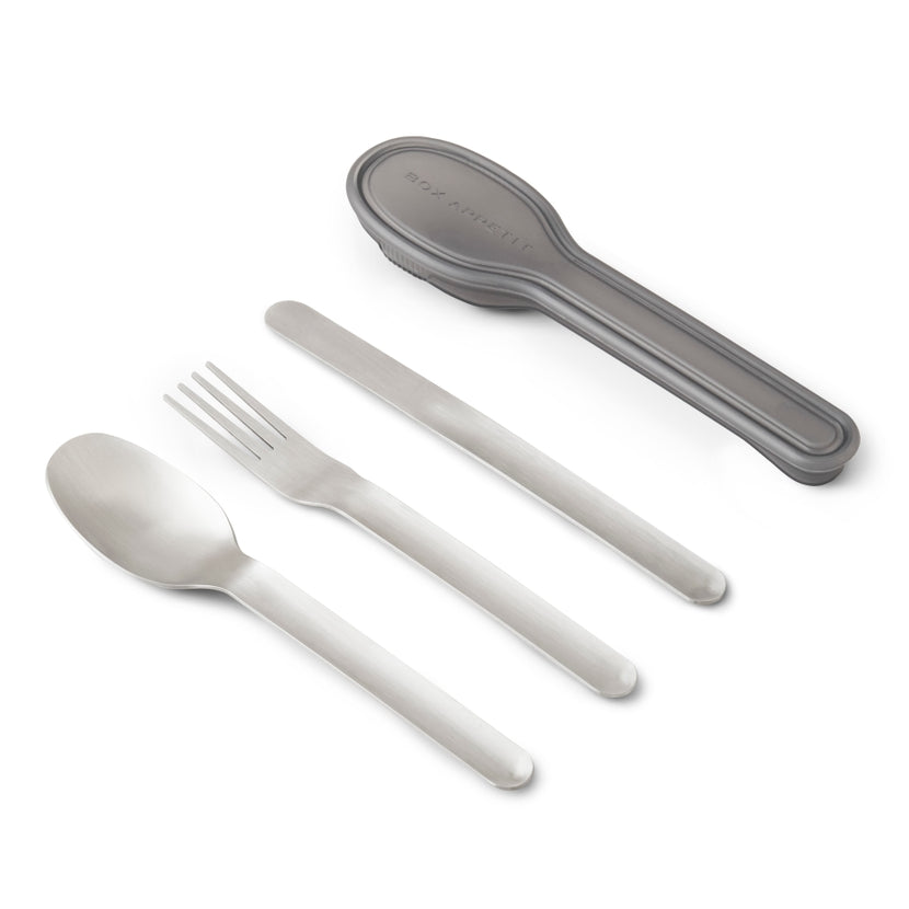 Black & Blum Cutlery Set with Portable Hygienic Carry Case
