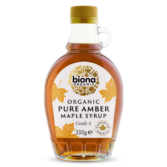 Biona Pure Amber Maple Syrup - 330G (Org)