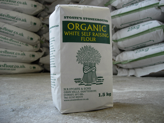 Stoate's Stoneground Self-Raising White Flour - 1.5KG (Org)