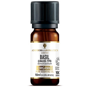 Amphora Aromatics Organic Basil Essential Oil - 10ML