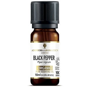 Amphora Aromatics Organic Black Pepper Essential Oil - 10ML