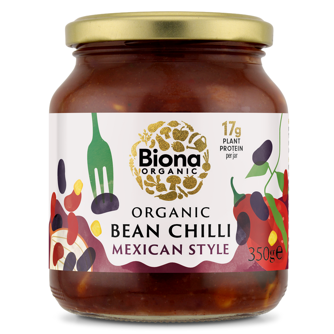 Biona Bean Chilli Mexican Style - 350G (Org)