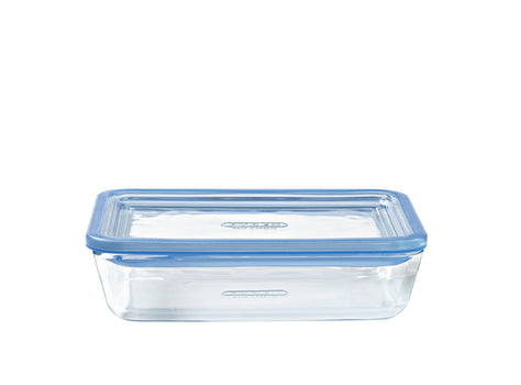 Pyrex Rectangular Glass Dish with Glass Lid - Set of 3 x 1.5L