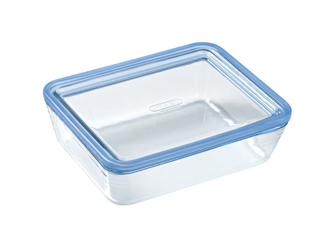 Pyrex Rectangular Glass Dish with Glass Lid - 1.5L