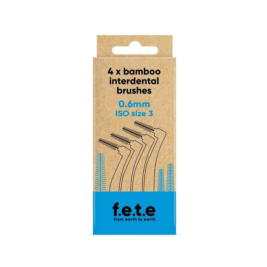 Bamboo Interdental Brushes (Size 3) - Pack of 4