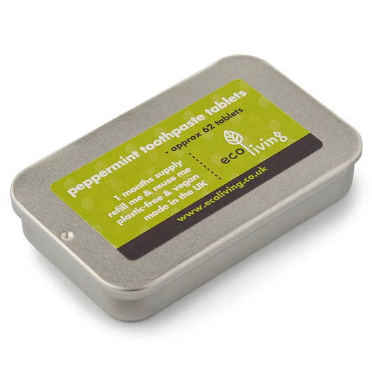 EcoLiving Toothpaste Tablets - Peppermint - 60 Tablets