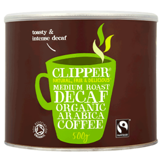 Clipper Medium Roast Arabica Decaf Instant Coffee - 500G