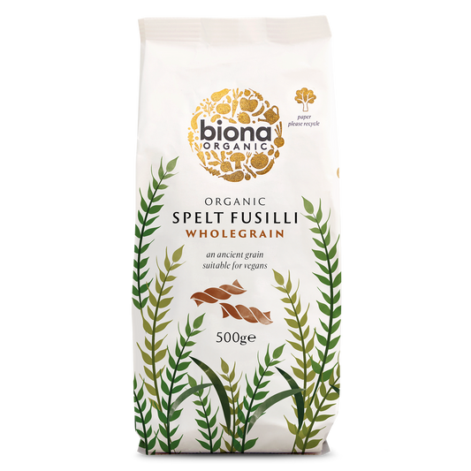Biona Spelt Wholegrain Fusilli - 500G (Org)
