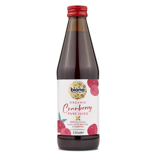 Biona Pure Cranberry Super Juice -  330ML (Org)