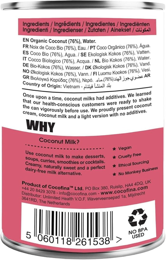 Cocofina Coconut Milk - 400ML