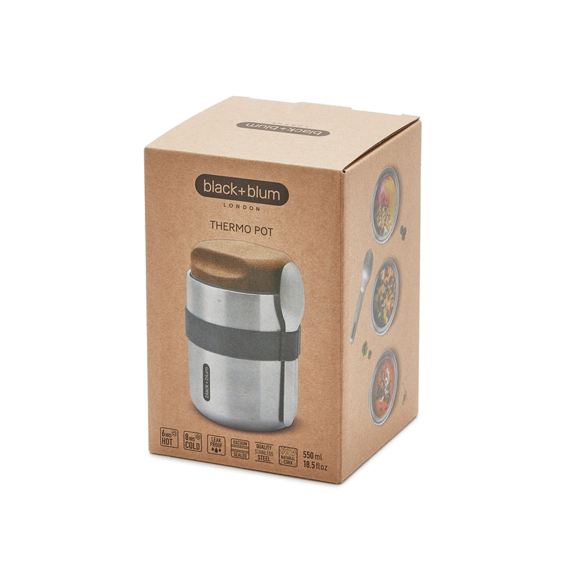 Black & Blum Thermo Pot Leak-Proof Stainless Steel Insulated Food Flask