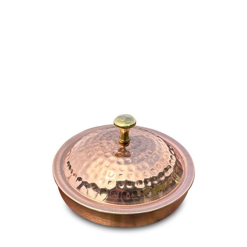 Ancient Purity Copper Jug with Lid - 1.2L