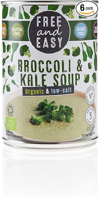 Free & Easy Broccolli & Kale Soup - Case of 6 x 400G