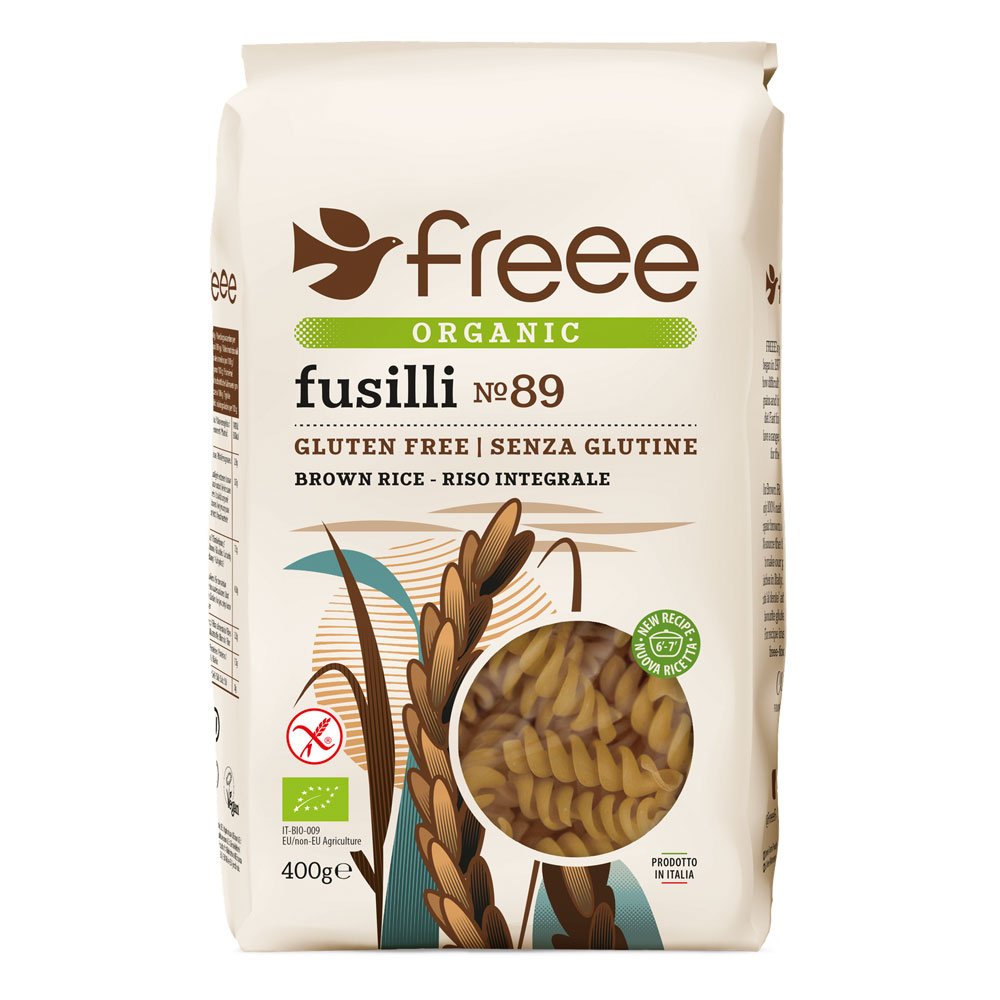 Doves Farm Freee Brown Rice Fusilli - 400G (Org)
