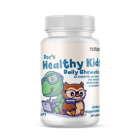 Nature Wins Doc's Healthy Kids Chewable Multi Vitamin - Berry Flavour - 60 Capsules