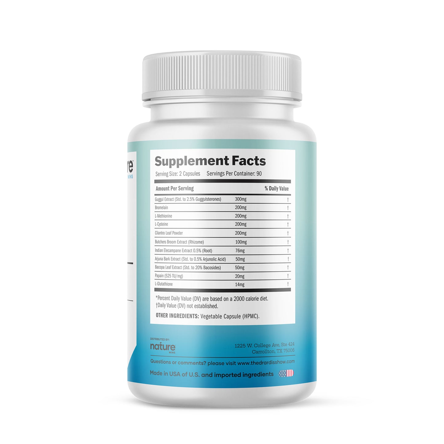 Nature Wins Cardio Flow - 180 Capsules