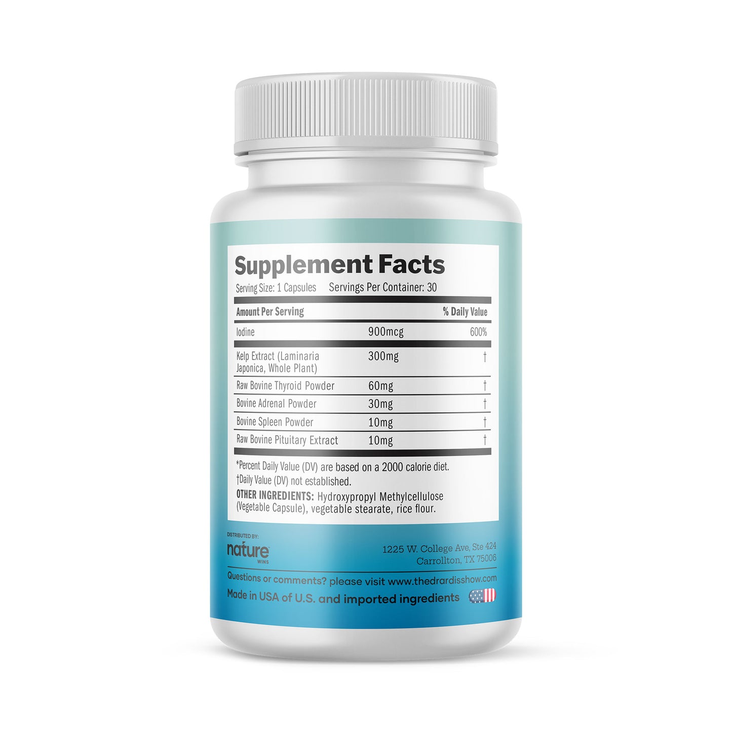 Nature Wins Thyroid Complete - 30 Capsules