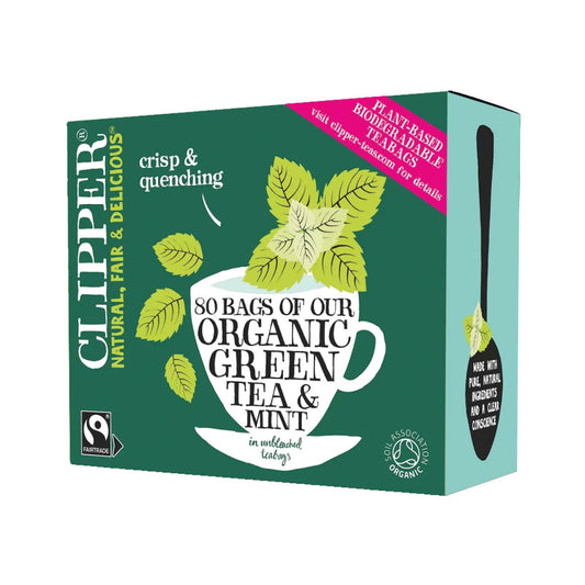 Clipper Green Tea & Mint - 80 Bags