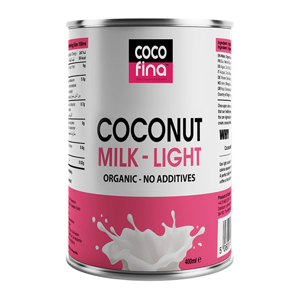 Cocofina Coconut Milk LIGHT - Case of 6 x 400ML