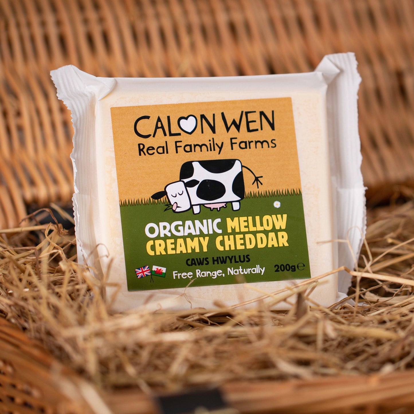Calon Wen Mellow Creamy Cheddar Cheese - 200G (Org)